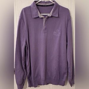 Men’s vintage Saint James long sleeved polo top
